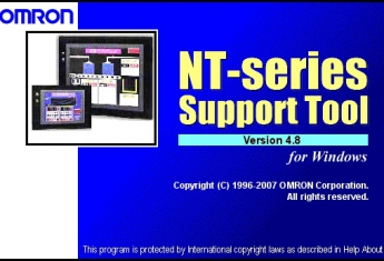 Phần mềm lập trình màn hình Omron NT-series Support Tool